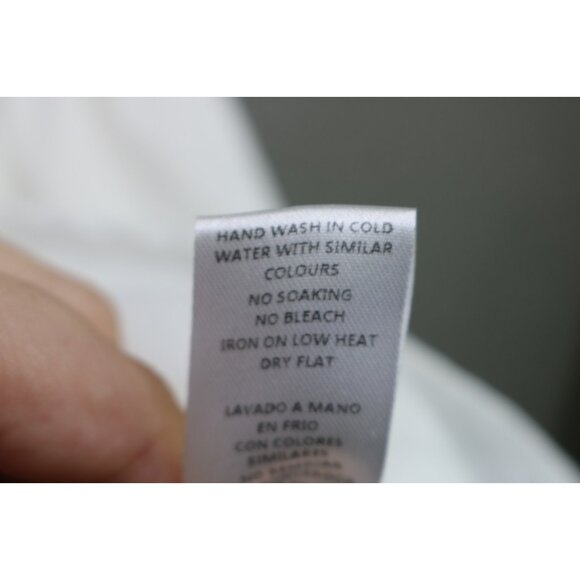 Mable White Halter Maxi Dress-Medium-Black Straps-Side Zip-Cottagecore-Prairie - Picture 10 of 14